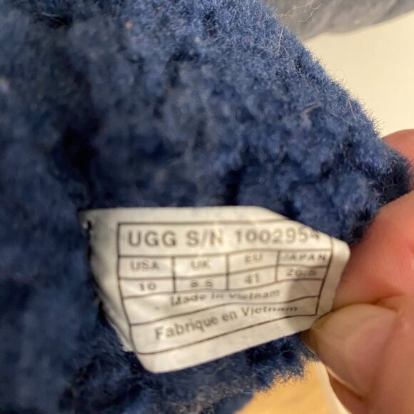 UGG Blue Suede Women's Boots US 10 - Picture 2 of 4